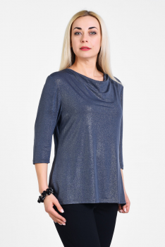 блузка 1910012/4 ( серый графит) блузка 1910012/4 ( серый графит)