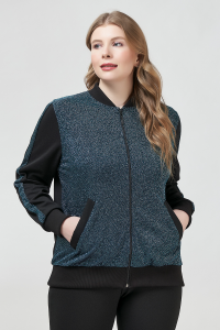 Бомбер Olsi 2017001/3 ( бирюза)