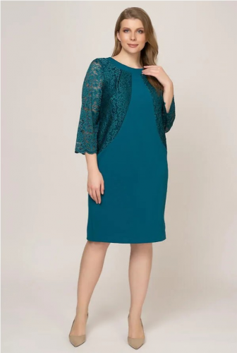 Платье 1905031/2 Бирюзовый (Олси, Москва) — размеры 66