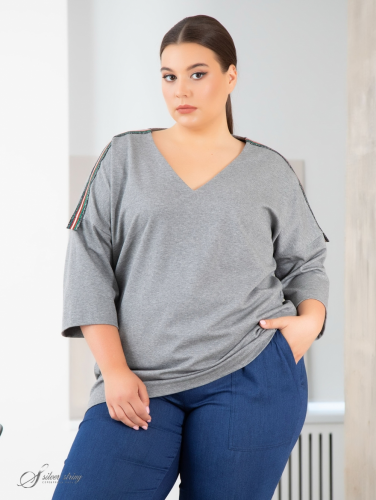 Джемпер (32591616-01-10) (Серебряная нить, Москва) — размеры 60, 62, 64